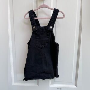 Cotton On Kids 2T Girls Black Overalls Classic with Ripped Design